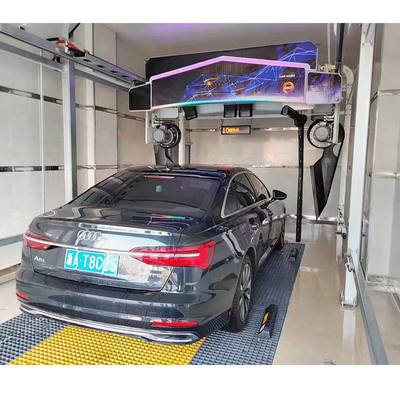 380V/18.5Kw dokunmasız araba yıkama makinesi 304 paslanmaz çelik fırçasız araba yıkama ekipman 8000*3800*3400 Otomatik araba yıkama robotu 360 araba yıkama makinesi