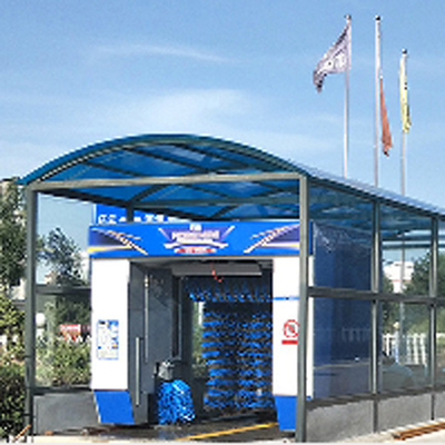 Tamamen Otomatik Tünel Araba Yıkama Makinesi Yüksek Basınçlı Araba Yıkama Makinesi 14 fırçalar Dönüşüm Araç Yıkama Sistemleri