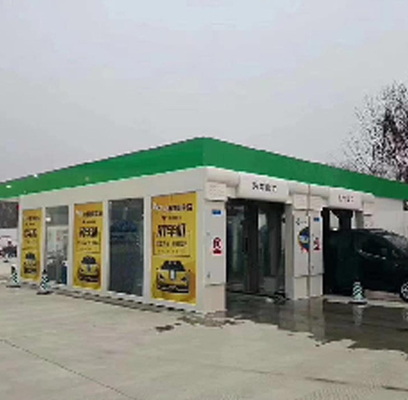Tünel Tipi Otomatik Araba Yıkama Makinesi 14 fırça EVA fırça Otomatik Araba Yıkama Ekipmanı