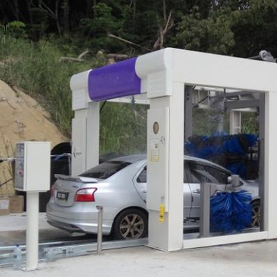 Yedi fırça Otomatik Araba Yıkama Makinesi Yüksek Basınçlı Araba Yıkama Makinesi PLC kontrol sistemi Otomatik Araba Yıkama Sistemleri