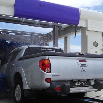 Tam otomatik tünel araba yıkama makinesi Yüksek basınçlı araba yıkama makinesi 10 fırça yuvarlama araba yıkama sistemleri PLC kontrol sistemi Otomatik araba yıkama ekipmanları