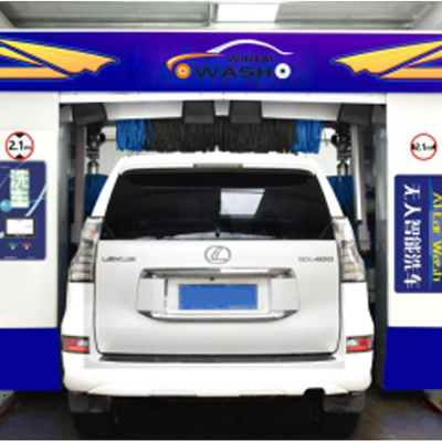 5 fırça Tam Otomatik Dönüştürme Araba Yıkama Makinesi EVA fırçalar Otomatik Araba Yıkama Ekipmanı Otomatik Araba Yıkama Makinesi