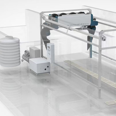 KP-360 360 Araba Yıkama Makinesi Tam Otomatik Araba Yıkama Sistemi Su Basıncı 120 Bar Ters Ozmoz Su Makinesi ile