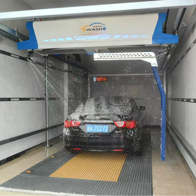 Yüksek Basınçlı Tam Otomatik Araba Yıkama Sistemi Tek kollu Dokunmasız Araba Yıkama Makinesi Ters Osmoz Su Makinesi