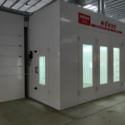 Kirlilik Kontrol Otomatik Araba Boyama Makinesi CE Onaylı Araba Boyama Kabini Avrupa Tipi Fanlı