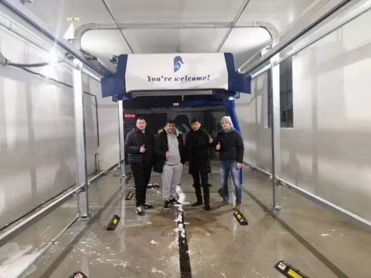 360 derece dönen kollar Otomatik Araba Yıkama Makinesi Akıllı Otomatik fırçasız Araba Yıkama Makinesi Tam Otomatik