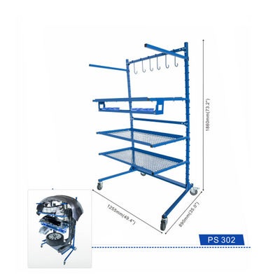 Çok Fonksiyonlu Otomotiv Boya Rafları Araba Kaldırma Boya Rafları Yüksek Kaliteli Boyama Çerçevesi