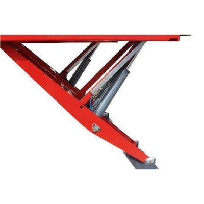 Tekerlek Hizalama için Y-şekilli Dikey Yükselen Makaslı Araba Kaldırıcı Ağır Hizmet Tipi 11 silindirli kaldırma kapasitesi 5500 kg