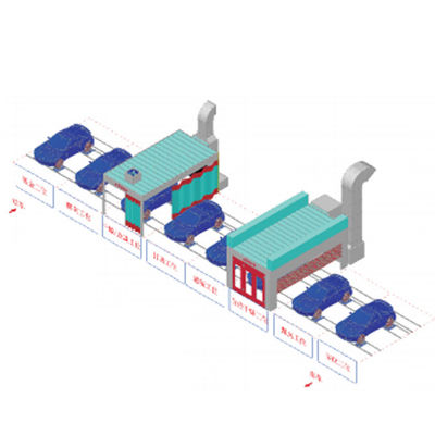 Araç Boya püskürtme odası fırınlama otomotiv hazırlama odaları boya hatları