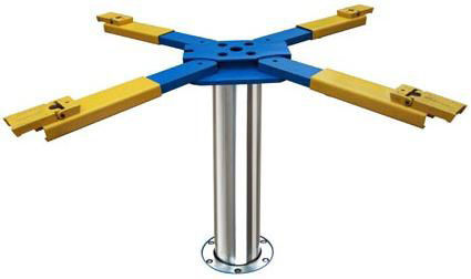 Hidrolik Zemin Gizli Tasarım Tek Direkli Araba Lifti 3500kg Araba Yıkama İçin