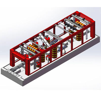 Aynı anda dört araba yıkamak Otomatik Araba Yıkama Sistemleri Tünel Tipi Yuvarlama Araba Yıkama Sistemleri Yüksek Basınçlı Araba Yıkama Makinesi